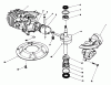 Toro 22685 - Lawnmower, 1991 (1000001-1999999) Ersatzteile CRANKSHAFT ASSEMBLY (MODEL NO. 47PL0-3)