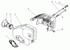 Toro 22043 - Lawnmower, 1992 (2000001-2999999) Ersatzteile MUFFLER ASSEMBLY (MODEL NO. 47PM1-7)