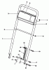 Toro 22043 - Lawnmower, 1993 (3900001-3900964) Ersatzteile HANDLE ASSEMBLY