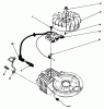 Toro 22043 - Lawnmower, 1993 (3900001-3900964) Ersatzteile IGNITION ASSEMBLY (MODEL NO. 47PN2-7)