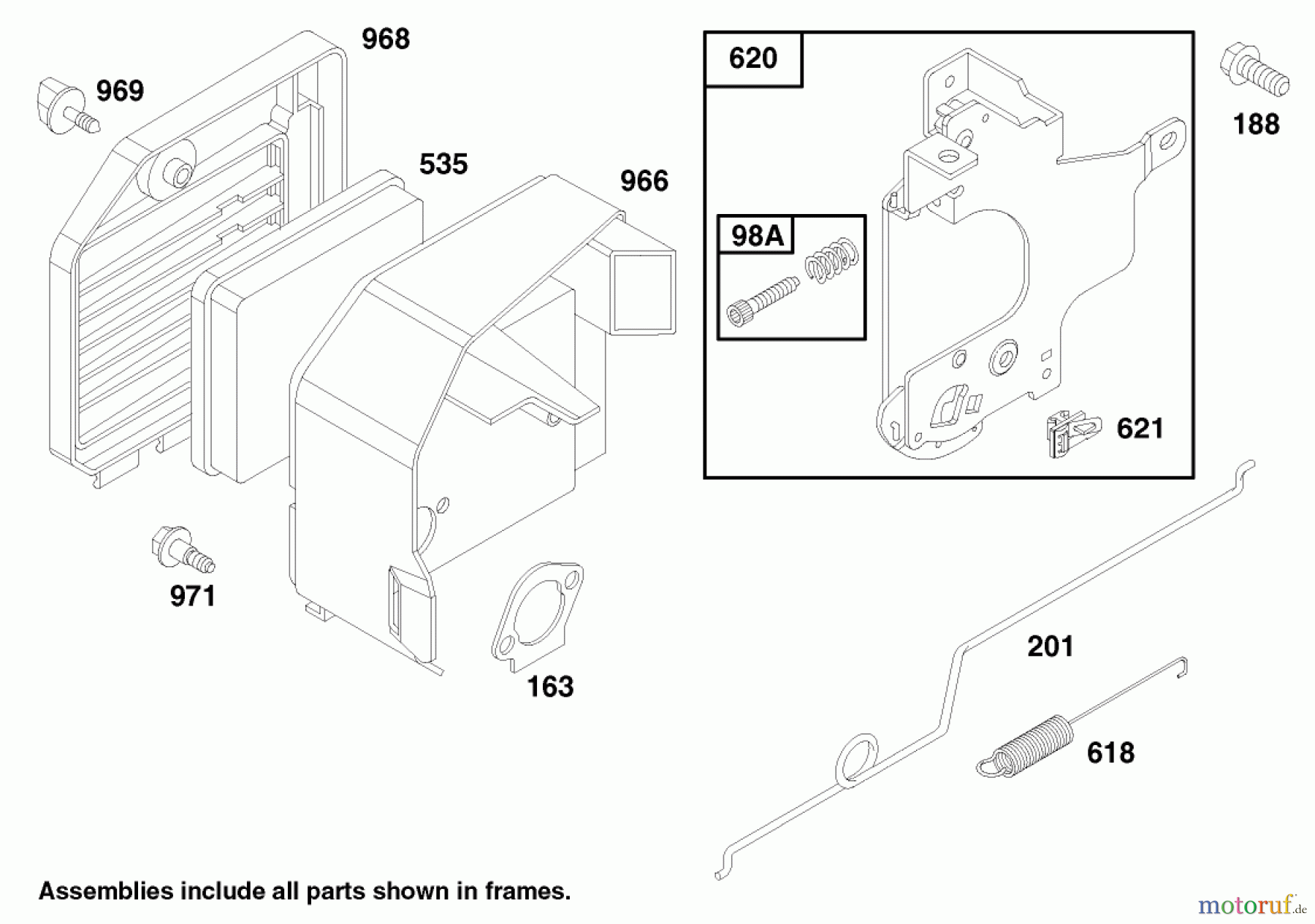  Toro Neu Mowers, Walk-Behind Seite 2 22140 - Toro Recycler Mower, 1997 (790000001-799999999) ENGINE GTS 150 #4