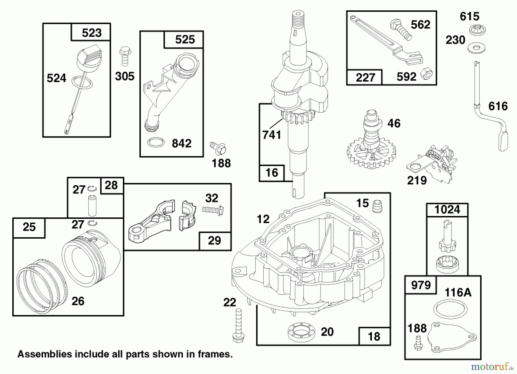  Toro Neu Mowers, Walk-Behind Seite 2 22141 - Toro Lawnmower, 1997 (790000001-799999999) ENGINE GTS 150 #2