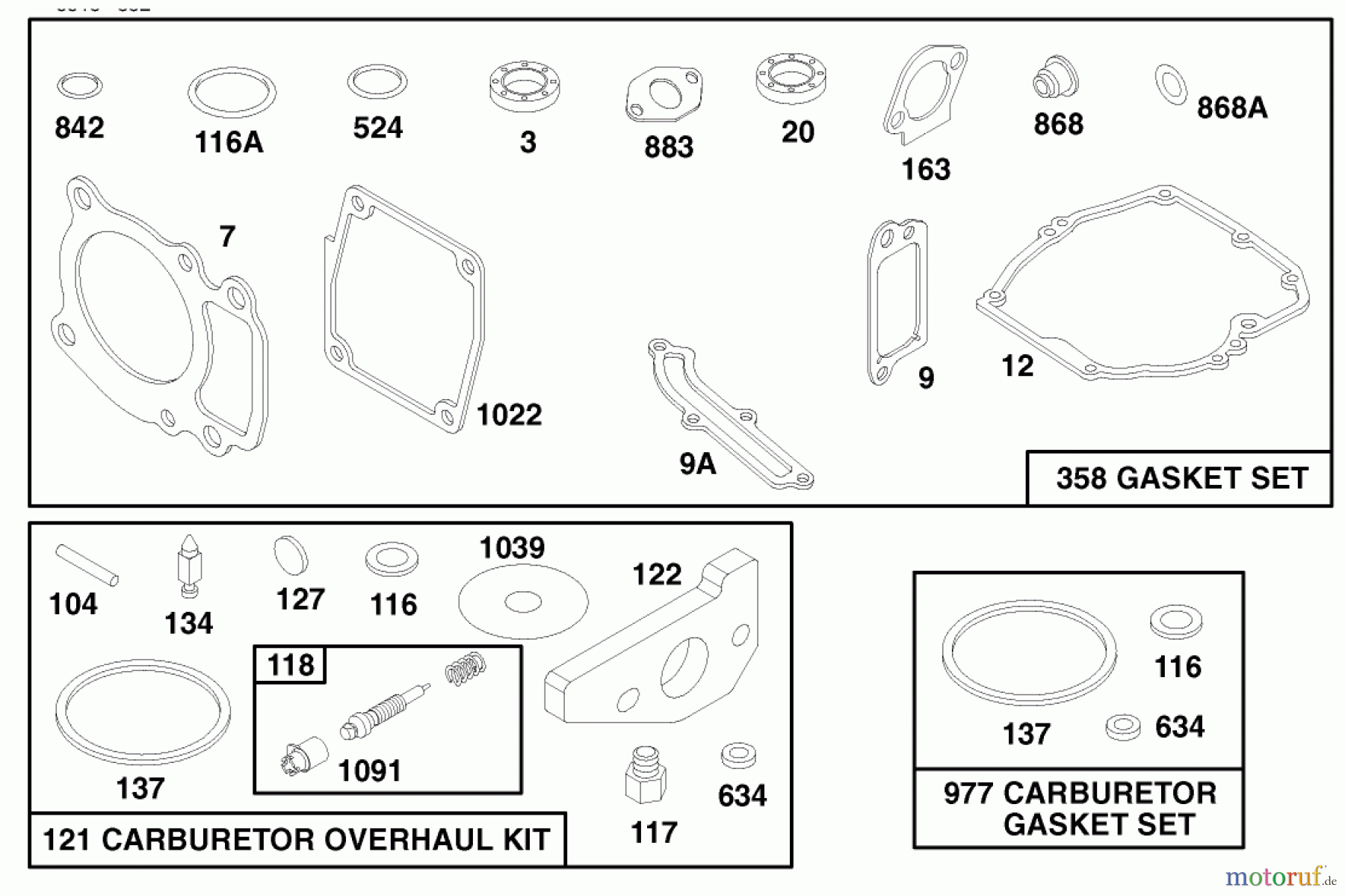  Toro Neu Mowers, Walk-Behind Seite 2 22141 - Toro Lawnmower, 1997 (790000001-799999999) ENGINE GTS 150 #8