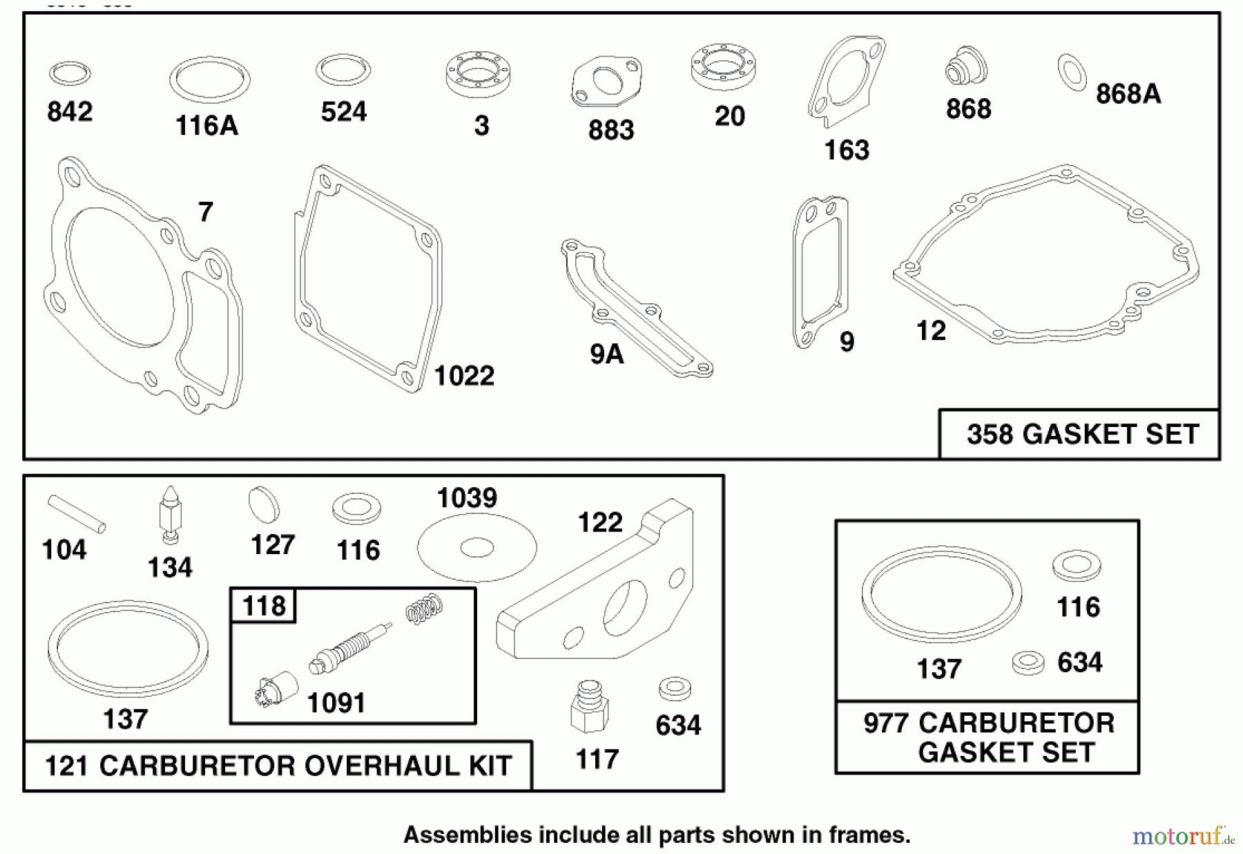  Toro Neu Mowers, Walk-Behind Seite 2 22142 - Toro Lawnmower, 1997 (7900001-7999999) ENGINE GTS 150 #7