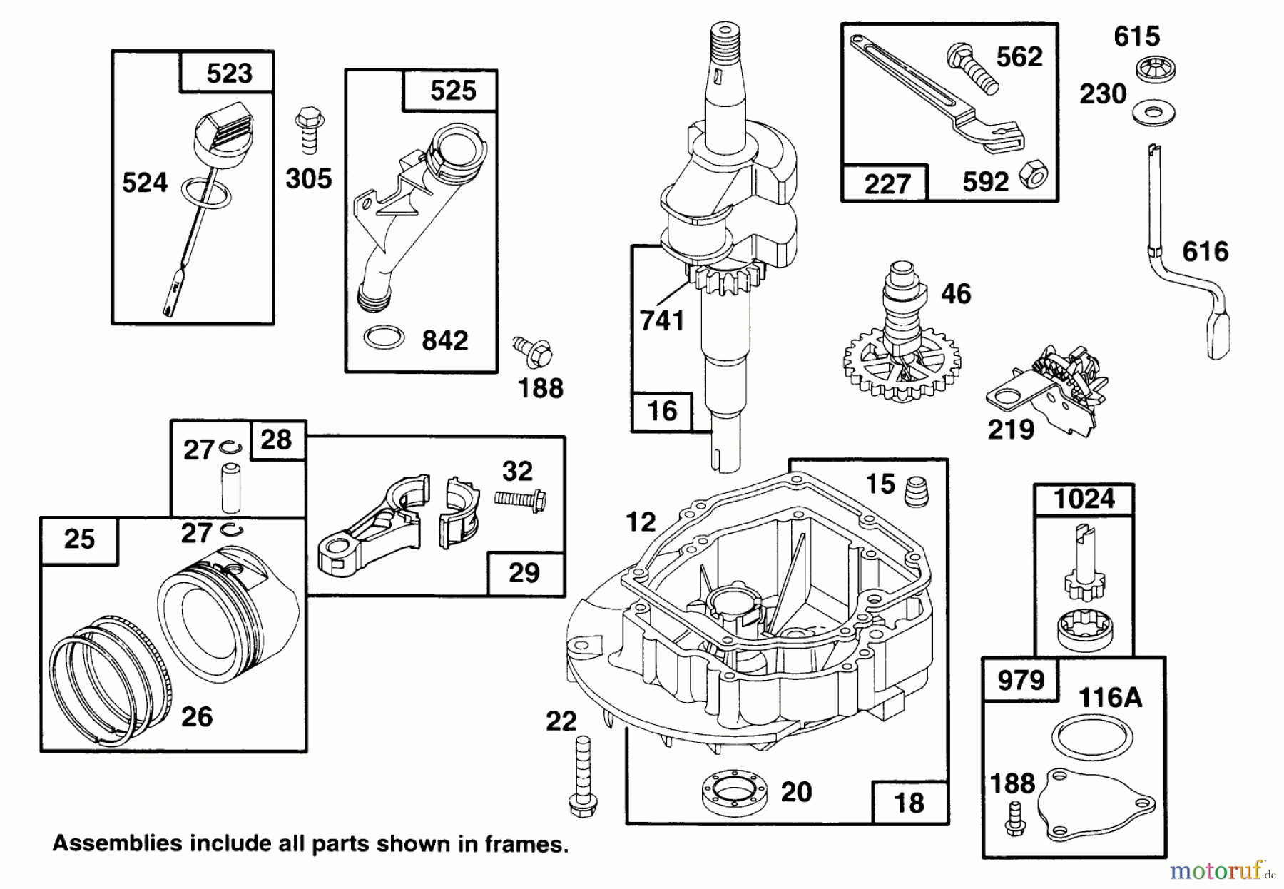 Toro Neu Mowers, Walk-Behind Seite 2 22150 - Toro Lawnmower, 1996 (6900001-6999999) ENGINE GTS 150 #2