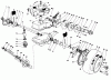 Toro 22151 - Lawnmower, 1993 (3900001-3900855) Ersatzteile GEAR CASE ASSEMBLY