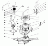 Toro 22151 - Lawnmower, 1993 (3900856-3999999) Ersatzteile BLADE BRAKE CLUTCH ASSEMBLY