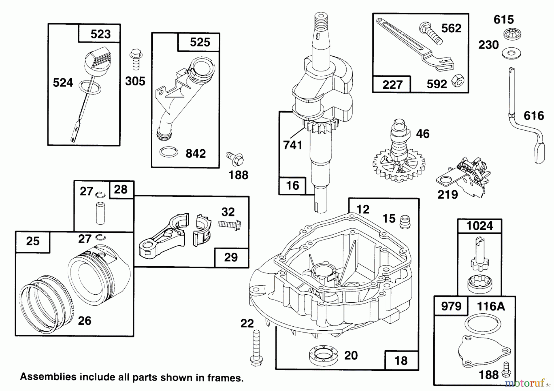  Toro Neu Mowers, Walk-Behind Seite 2 22151 - Toro Lawnmower, 1995 (5900001-5999999) ENGINE GTS 150 #2