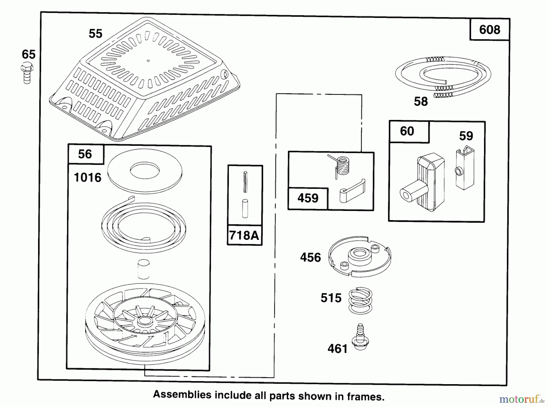  Toro Neu Mowers, Walk-Behind Seite 2 22151 - Toro Lawnmower, 1994 (4900001-4999999) ENGINE GTS 150 #5