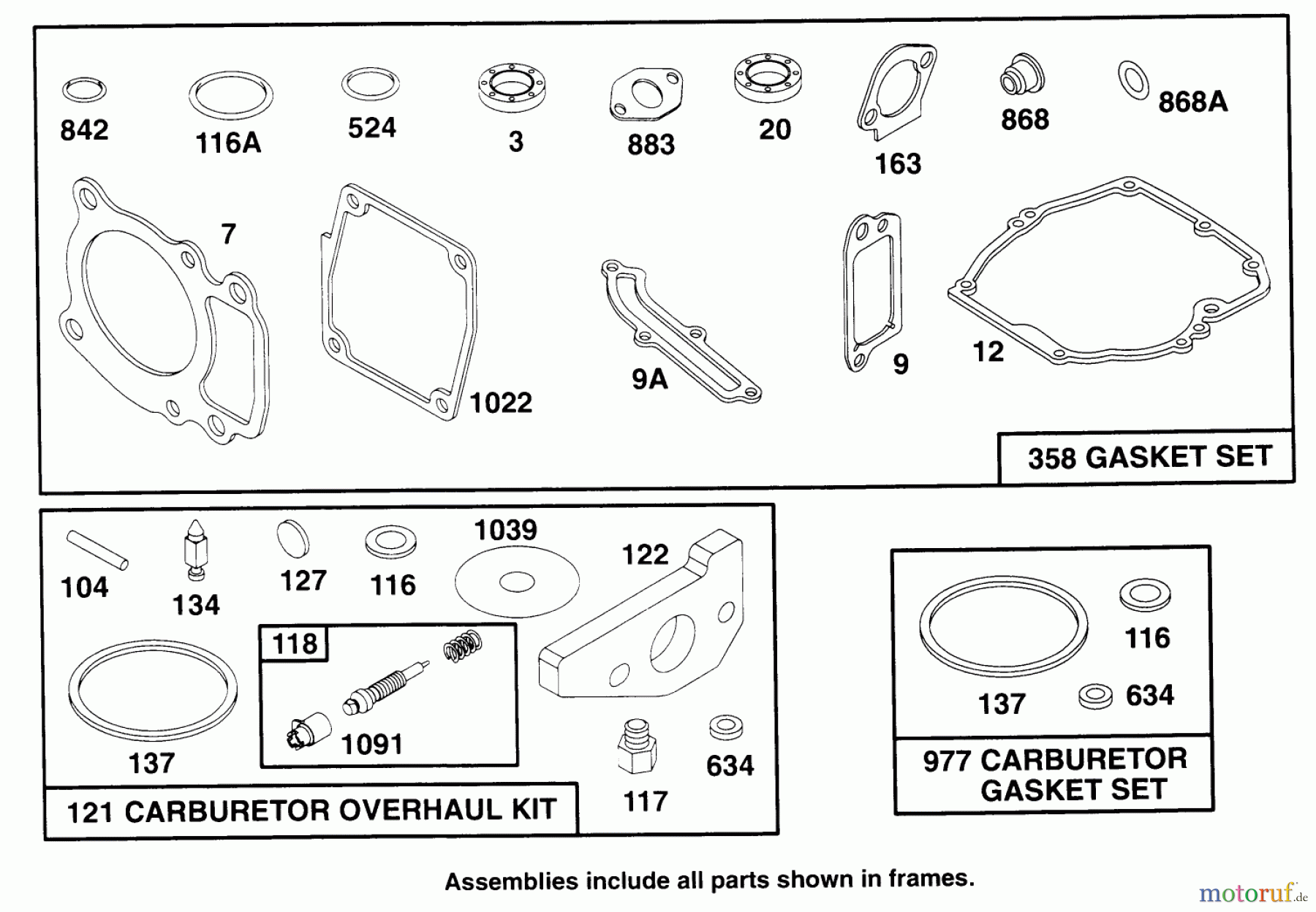  Toro Neu Mowers, Walk-Behind Seite 2 22151 - Toro Lawnmower, 1996 (6900001-6999999) ENGINE GTS 150 #8
