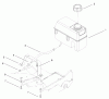 Toro 22162 - Recycler Mower, 2000 (200000001-200999999) Ersatzteile FUEL TANK ASSEMBLY