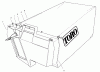 Toro 22166 - 21" Heavy-Duty Recycler/Rear Bagger Lawnmower, 2004 (240000001-240999999) Ersatzteile GRASS BAG ASSEMBLY NO. 106-0975