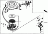 Toro 22167 - 21" Heavy-Duty Recycler/Rear Bagger Lawnmower, 2007 (270000001-270999999) Ersatzteile RECOIL STARTER ASSEMBLY HONDA GXV160K1-A1T