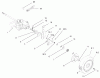 Toro 22176 - 21" Heavy-Duty Recycler/Rear Bagger Lawnmower, 2004 (240000001-240999999) Ersatzteile GEARCASE AND REAR WHEEL ASSEMBLY
