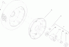 Toro 22177 - 21" Heavy-Duty Recycler/Rear Bagger Lawnmower, 2004 (240000001-240999999) Ersatzteile FRONT WHEEL ASSEMBLY
