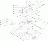 Toro 22190 - 21" Heavy-Duty Recycler/Rear Bagger Lawn Mower, 2007 (270000001-270999999) Ersatzteile HOUSING ASSEMBLY