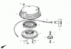 Toro 22196 - 21" Heavy-Duty Recycler/Rear Bagger Lawn Mower, 2007 (270000001-270999999) Ersatzteile RECOIL STARTER ASSEMBLY HONDA GXV160UH2 T1AH