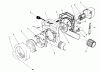 Toro 51535 (450 TX) - 450 TX Air Rake, 1991 (1000001-1999999) Ersatzteile BLOWER ASSEMBLY