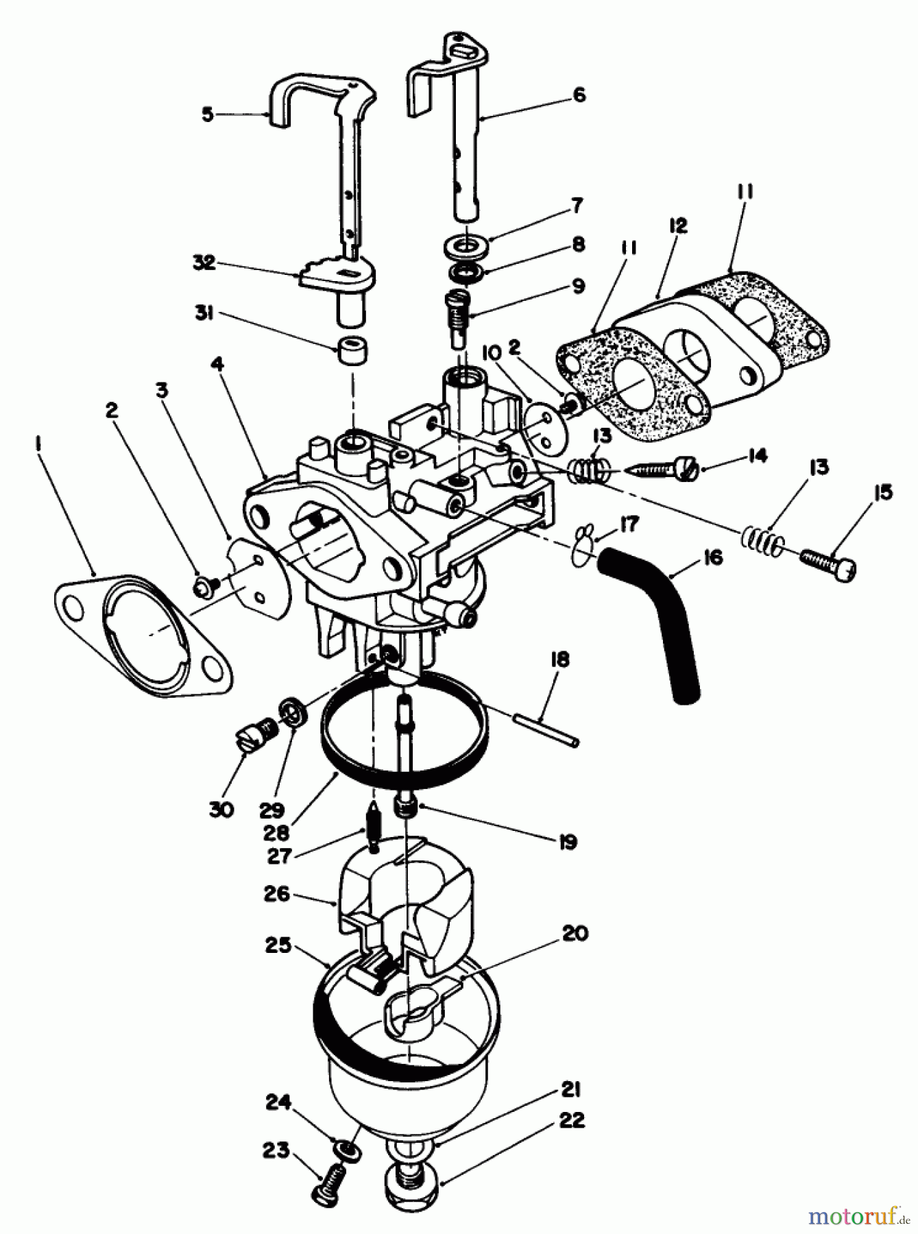  Toro Neu Mowers, Walk-Behind Seite 2 22525 - Toro Lawnmower, 1988 (8000001-8999999) ENGINE ASSEMBLY MODEL NO. VMH-7 #6