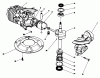 Toro 22580 - Lawnmower, 1990 (0000001-0999999) Ersatzteile CRANKSHAFT ASSEMBLY (MODEL NO. 47PK9-3)