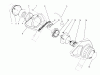 Toro 51537 (600) - 600 TX Air Rake, 1991 (1000001-1999999) Ersatzteile BLOWER ASSEMBLY
