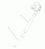 Toro 51537 (600) - 600 TX Air Rake, 1991 (1000001-1999999) Ersatzteile TUBE ASSEMBLY