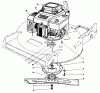 Toro 22621 - Lawnmower, 1988 (8000001-8999999) Ersatzteile ENGINE ASSEMBLY