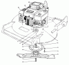 Toro 22622 - Lawnmower, 1992 (2000001-2999999) Ersatzteile ENGINE ASSEMBLY