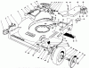 Toro 22622 - Lawnmower, 1992 (2000001-2999999) Ersatzteile HOUSING ASSEMBLY (MODEL 22621)
