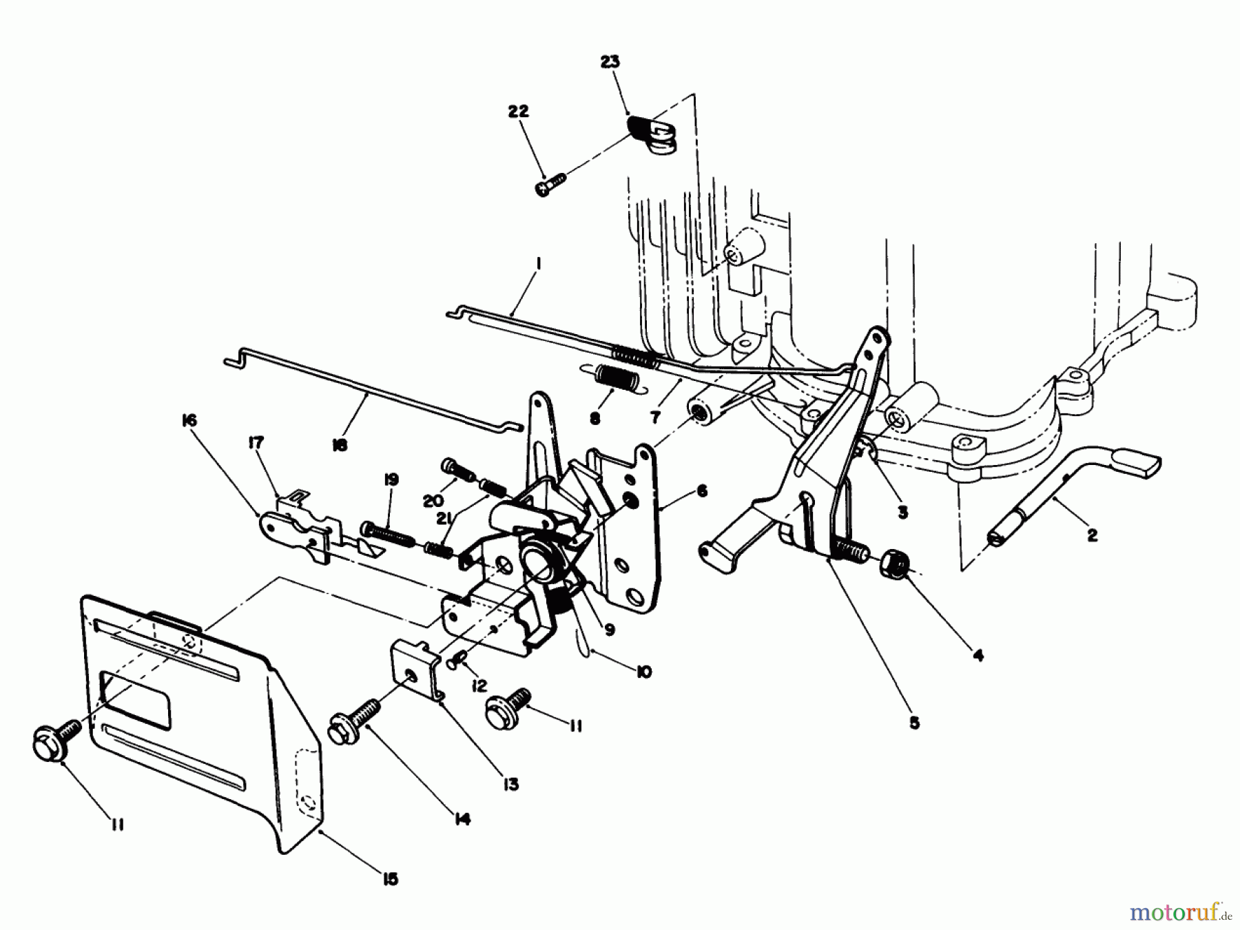  Toro Neu Mowers, Walk-Behind Seite 2 22621C - Toro Lawnmower, 1989 (9000001-9999999) ENGINE ASSEMBLY MODEL NO. VMJ-8 #5