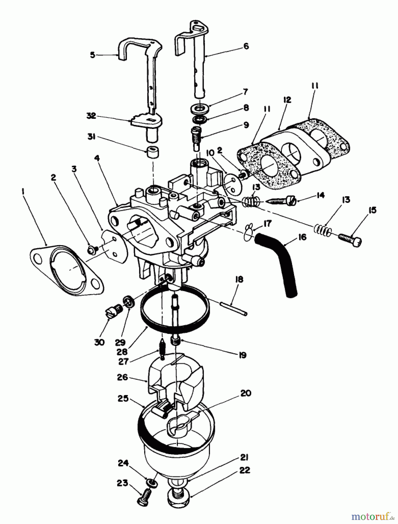  Toro Neu Mowers, Walk-Behind Seite 2 22621C - Toro Lawnmower, 1989 (9000001-9999999) ENGINE ASSEMBLY MODEL NO. VMJ-8 #6