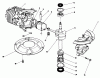 Toro 22685 - Lawnmower, 1990 (0000001-0999999) Pièces détachées CRANKSHAFT ASSEMBLY (MODEL NO. 47PK9-3)