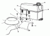 Toro 22685 - Lawnmower, 1990 (0000001-0999999) Pièces détachées FUEL TANK ASSEMBLY