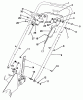 Toro 22685 - Lawnmower, 1990 (0000001-0999999) Pièces détachées HANDLE ASSEMBLY