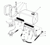 Toro 22700B - 21" Commercial, Side Discharge Mower, 1993 (39000001-39999999) Ersatzteile GAS TANK ASSEMBLY