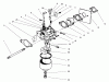 Toro 22701B - Lawnmower, 1996 (69000001-69999999) Ersatzteile CARBURETOR ASSEMBLY (MODEL 47PT6-3)