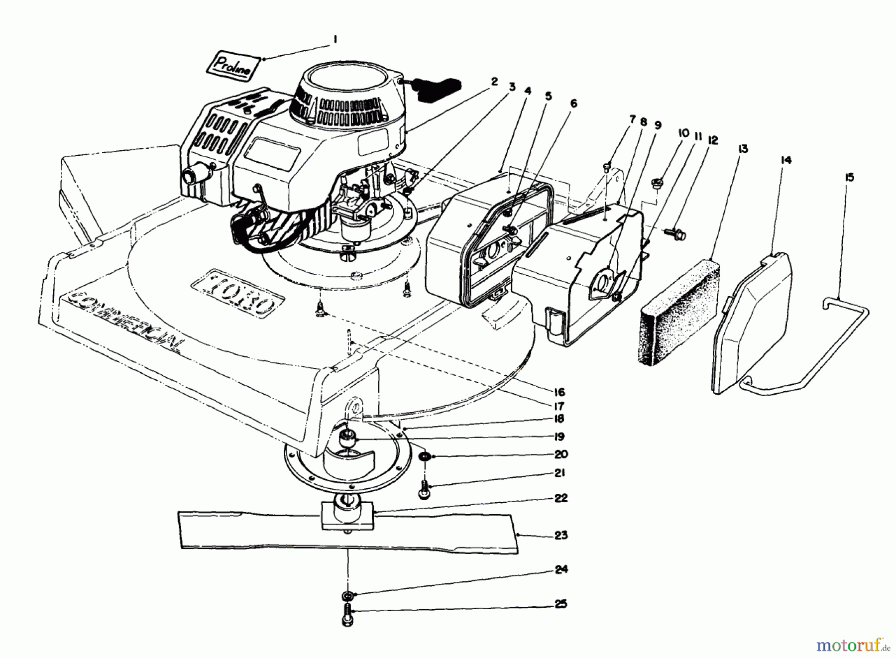 Toro Neu Mowers, Walk-Behind Seite 2 22710C - Toro Lawnmower, 1989 (SN 9900001-9999999) ENGINE ASSEMBLY