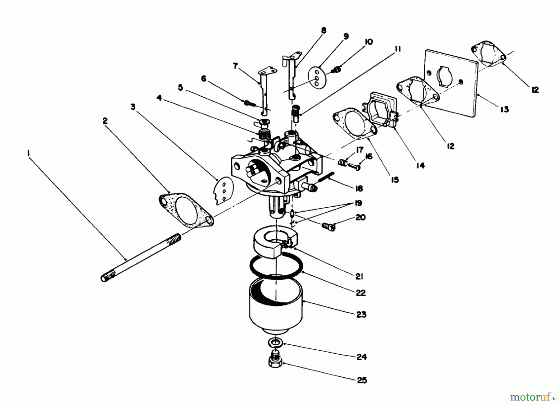  Toro Neu Mowers, Walk-Behind Seite 2 22710C - Toro Lawnmower, 1989 (SN 9900001-9999999) ENGINE ASSEMBLY MODEL NO. 47PJ8 #3
