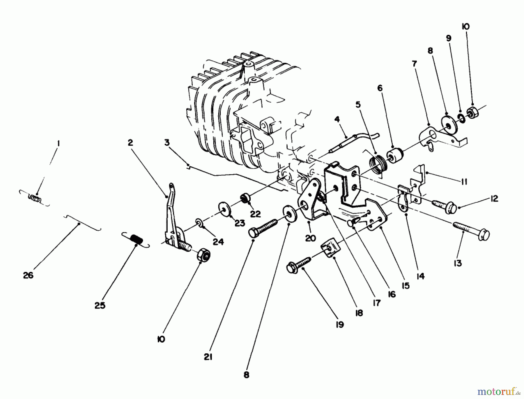  Toro Neu Mowers, Walk-Behind Seite 2 22710C - Toro Lawnmower, 1989 (SN 9900001-9999999) ENGINE ASSEMBLY MODEL NO. 47PJ8 #4