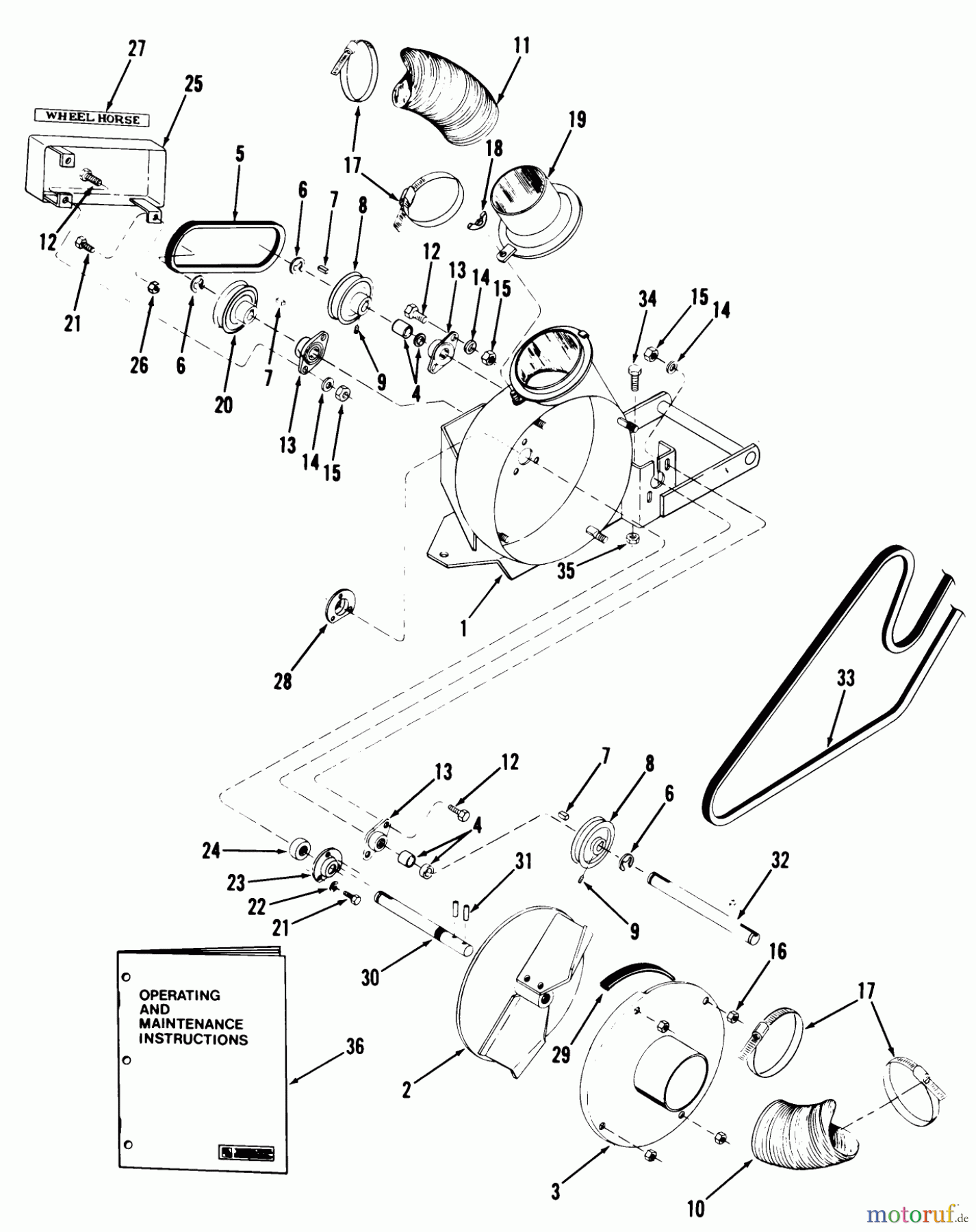  Toro Neu Accessories, Blower/Vacuum/Chipper/Shredder 97-42VC02 - Toro 42