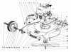 Toro 23004 - 21" Whirlwind Hevi-Duty Lawnmower, 1974 (4000001-4999999) Ersatzteile HOUSING ASSEMBLY S.P. MODELS 23144 & 23123