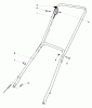 Toro 23022 - Lawnmower, 1983 (3000001-3999999) Ersatzteile HANDLE ASSEMBLY