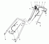 Toro 23158 - 21" Whirlwind Hevi-Duty Lawnmower, 1979 (9000001-9999999) Ersatzteile HANDLE ASSEMBLY