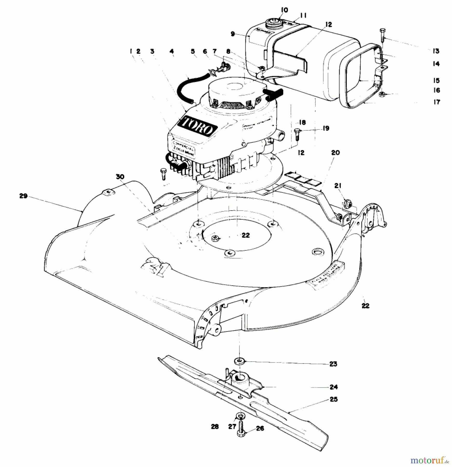  Toro Neu Mowers, Walk-Behind Seite 2 23370 - Toro 21