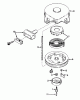 Toro 23375 - 21" Commercial Lawnmower, 1980 (0000001-0999999) Ersatzteile REWIND STARTER NO. 590420
