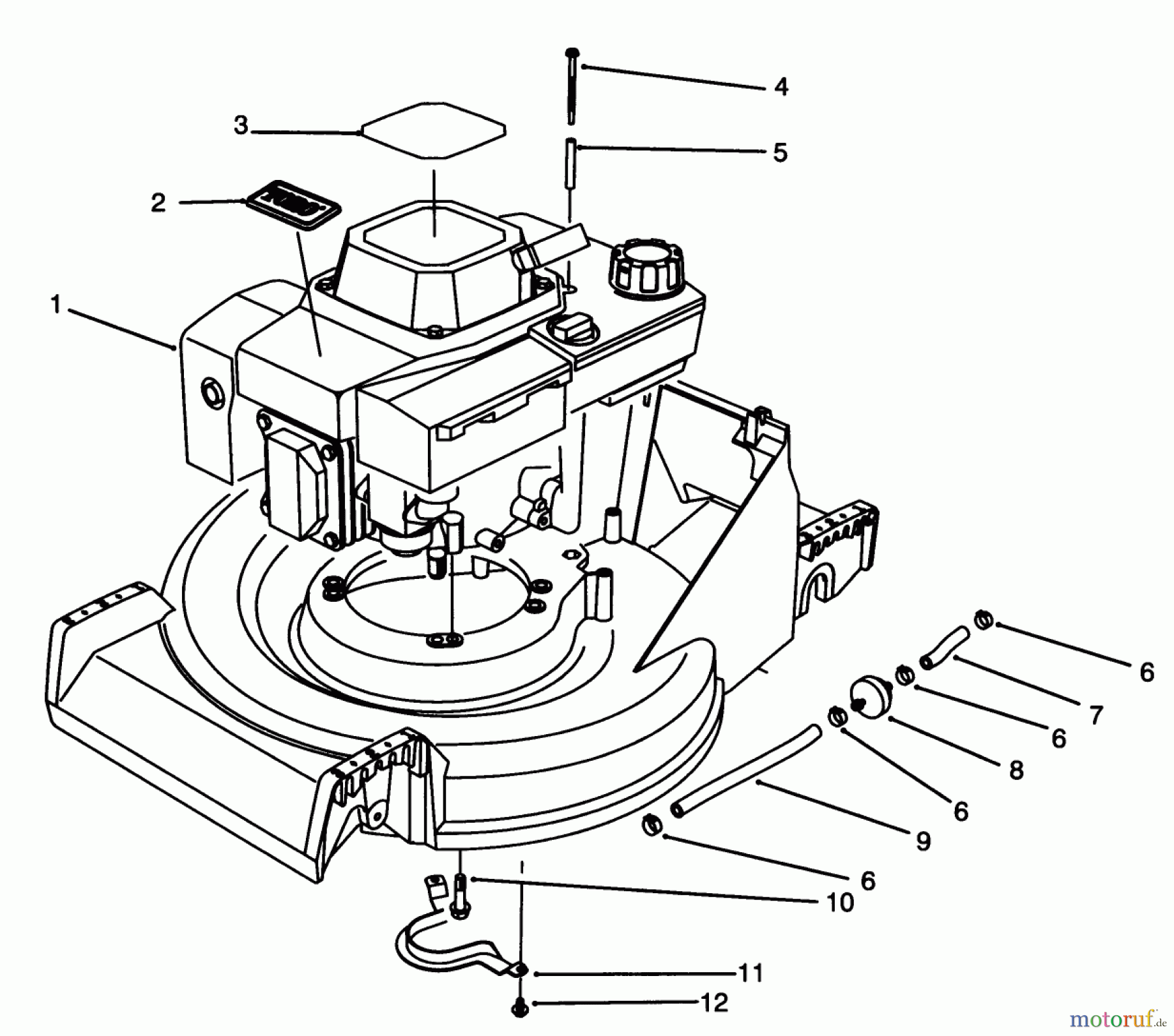  Toro Neu Mowers, Walk-Behind Seite 2 26620B - Toro Lawnmower, 1993 (3900001-3999999) ENGINE ASSEMBLY