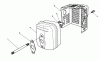 Toro 26620B - Lawnmower, 1993 (3900001-3999999) Ersatzteile MUFFLER ASSEMBLY (ENGINE NO. VMM1-2)