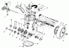 Toro 26620CG - Lawnmower, 1989 (9000001-9999999) Spareparts GEAR CASE ASSEMBLY