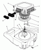Toro 26620CG - Lawnmower, 1989 (9000001-9999999) Pièces détachées RECOIL ASSEMBLY (ENGINE NO. VMJ8)