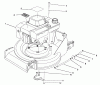 Toro 26621B - Lawnmower, 1991 (1000001-1999999) Pièces détachées ENGINE ASSEMBLY